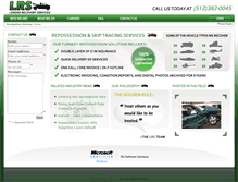 Tablet Screenshot of lenderrecoveryservices.com